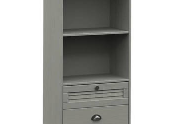 Szafka na książki VIGO szara 60x35x1145 cm drewno sosnowe WM-353186