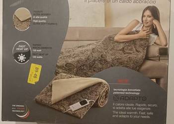 Imetec Adapto R7508 - elektryczny koc/podkład grzewczy o mocy 150 W