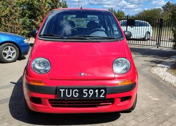 KLASYK Daewoo Matiz czarne tablice jeden użytkownik od Nowości!!!