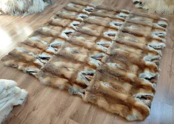 Narzuta Kołdra z Lisa Naturanego Dywan z Lisa Dywan Naturalny LIS