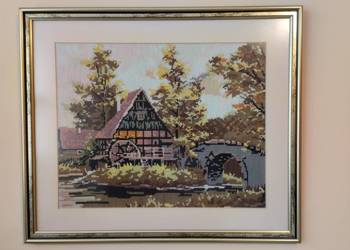 Obraz ręcznie haftowany
