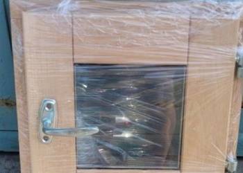 Okno drewniane 30x30 podwójne szkło