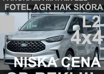 Ford Tourneo Custom Titanium X 4x4 Panorama Matrix LED Kamera 360 Hak Od r…