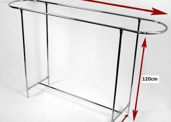 Wieszaki 2sztuki gondola stojak 200x60x120cm na odzież system rurowy