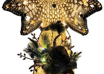 Anioł świąteczny 47cm podświetlany Anioł świąteczny 47cm podświetlany