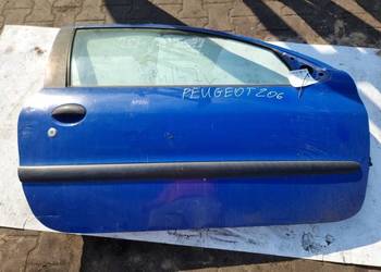 DRZWI PRAWE PRZÓD PEUGEOT 206