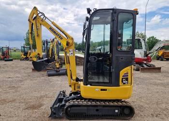 Minikoparka Komatsu PC 16 2018r 1800mtg  rozsuwane gąsienice