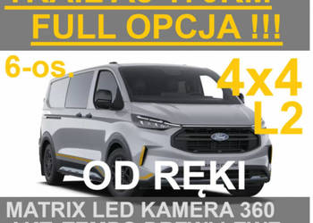 Ford Transit Custom Trail 170KM 4x4 Full Opcja 6-osob. Od ręki ! 2498 zł