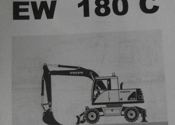 dtr instrukcja obsługi koparka volvo ew180C i inne