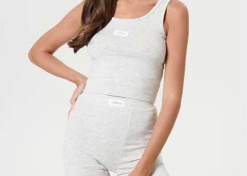 szara piżama xs 34 chillout sinsay