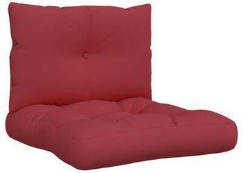 vidaXL Poduszki na sofę z palet, 2 szt., winna czerwień, tkanina(SKU360843) vidaXL Poduszki na sofę z palet, 2 szt., winna czerwień, tkanina(SKU360843)