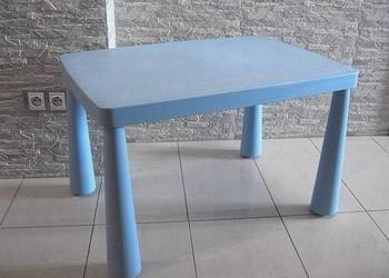 Stolik dziecięcy Ikea Mammut niebieski