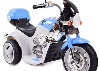 MOTOR CHOPPER STRIKE Z KUFERKIEM, KOGUTEM I POLICYJNYMI1508B