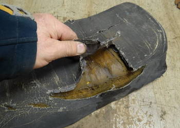 siedzenie MZ ETZ 250 ( blacha ) org DDR