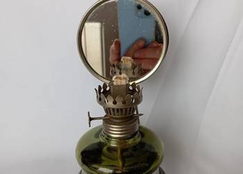 LAMPA NAFTOWA z LUSTREM PRL NOWA!