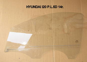 SZYBA DRZWI PRZÓD LEWY HYUNDA I20 5D 2014r.