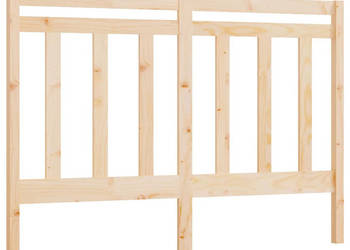 Wezgłowie łóżka 126x4x100 cm lite drewno sosnowe WM-817780