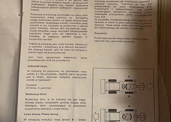 Instrukcja obsługi koparko-ładowarka JCB 2CX I 2DX