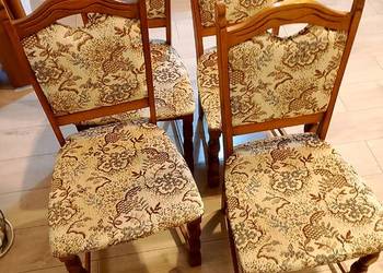 Zestaw 4 krzeseł vintage