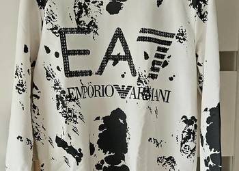 Armani bluza EA7 XL biała + czarna Exchange limitowana edycja piękna
