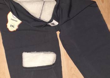 Legginsy damskie zimowe z futerkiem