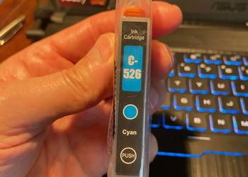 Tusze do Canona: C526 BK (4), C526 Cyan (4), C526 M (2), C526 Y (2)