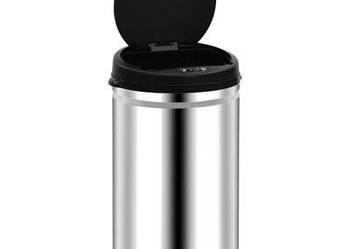 vidaXL Automatyczny kosz na śmieci z czujnikiem, 40 L, stal nier(sku322693)