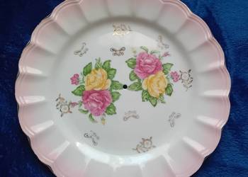 Patera z dziurką, element etażerki. Pierwsza połowa XX w.