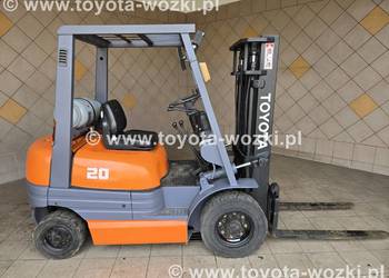 Wózek Widłowy TOYOTA 6FGF20, Wózki TOYOTA 6FG20 widlak Linde