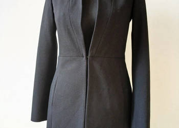 Elegancka marynarka,żakiet, płaszczyk damski,czarna, Zara, s, xs