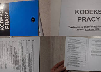 KODEKS PRACY, wydanie z 1999 r., bardzo niski nakład! Kolekcjonerski egzemp