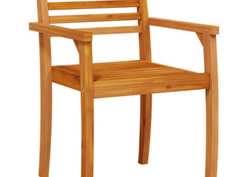 Krzesła ogrodowe 4 szt. 59x55x85 cm lite drewno akacjowe WM-3216303