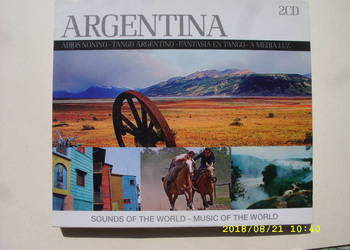 $ CD,dance, 2006 R.  ;ARGENTINA-SOUND OF THE WORLD  2 CD.