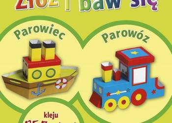 Złóż i baw się. Parowiec Parowóz