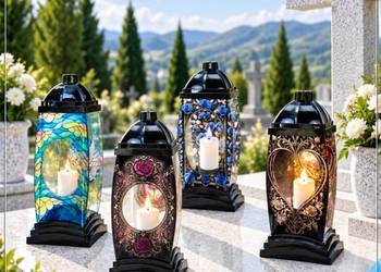 Eleganckie znicze z wysokiej jakości nadrukiem UV – Oferta B2B | Transglass