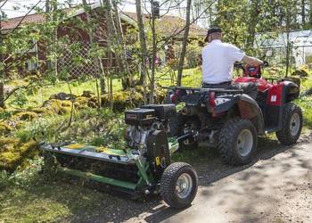Kosiarka ATV 120 z klapą Briggs and stratton 13,5 KM
