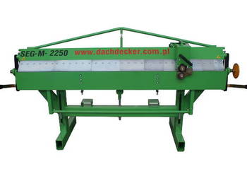 Zaginarka giętarka 2250 / 1,5 mm SEGMENTOWA DACHDECKER