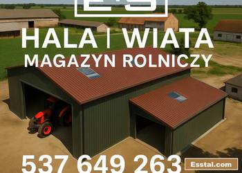 Hala - Magazyn | Schowek - GARAŻ BLASZANY | Wiata Garażowa|  – ESSTAL-