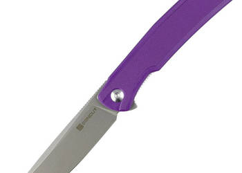 Nóż składany Sencut Scitus Purple G10, Gray Stonewashed D2 by Ostap Hel (S…