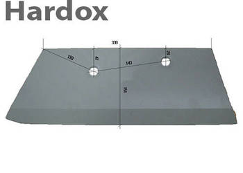 Lemiesz 300hektarów HARDOX 77605/L części do pługa OVERUM