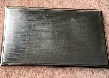 Papierośnica stara angielska chromowana