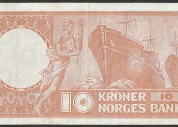 NORWEGIA 10 KORON 1972