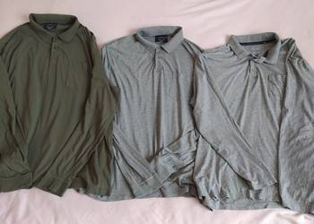 3× bluzka koszulka polo Canda z długim rękawem 3XL
