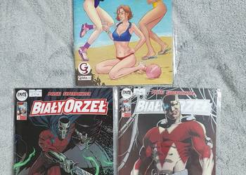 Biały Orzeł - Polski Superbohater - 3 komiksy, różne okładki