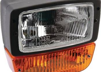 Reflektor z kierunkowskazem, lewy, kwadratowy przykręcany z wtyczką Deutsc…