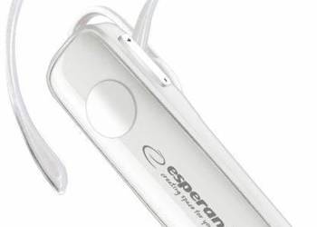 Słuchawka Bluetooth Esperanza Celebes biała
