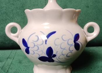 Cukiernica fajans vintage PRL