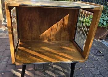 ,, patyczak ", szafka pod telewizor,  PRL ,, patyczak ", szafka pod telewizor,  PRL