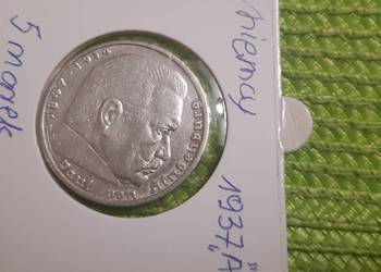 moneta srebrna Niemiec III Rzesza