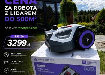 Robot koszący Anthbot serii M i Genie 800, 1000 i 3000. Raty 0%